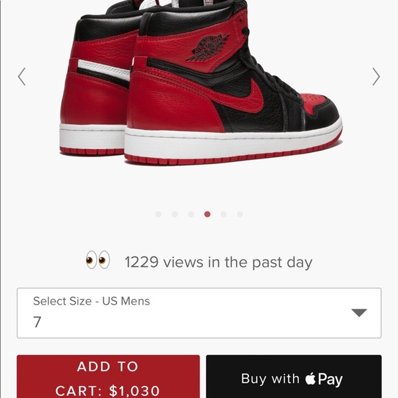 Red & black Jordan’s - Picture 4 of 11